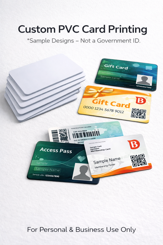 Customized PVC Card Printing