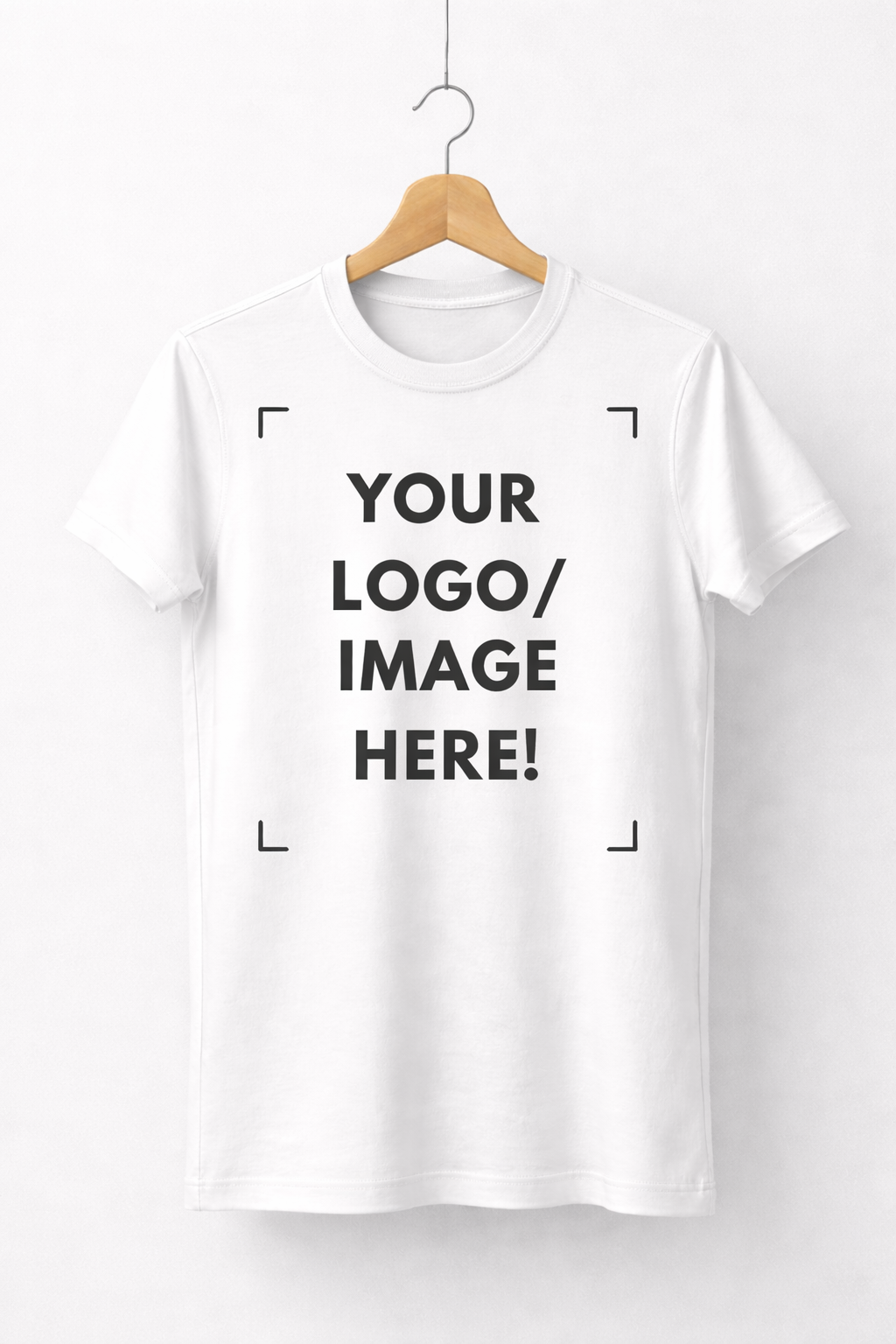 Custom Printed White T-Shirt – Upload Your Design