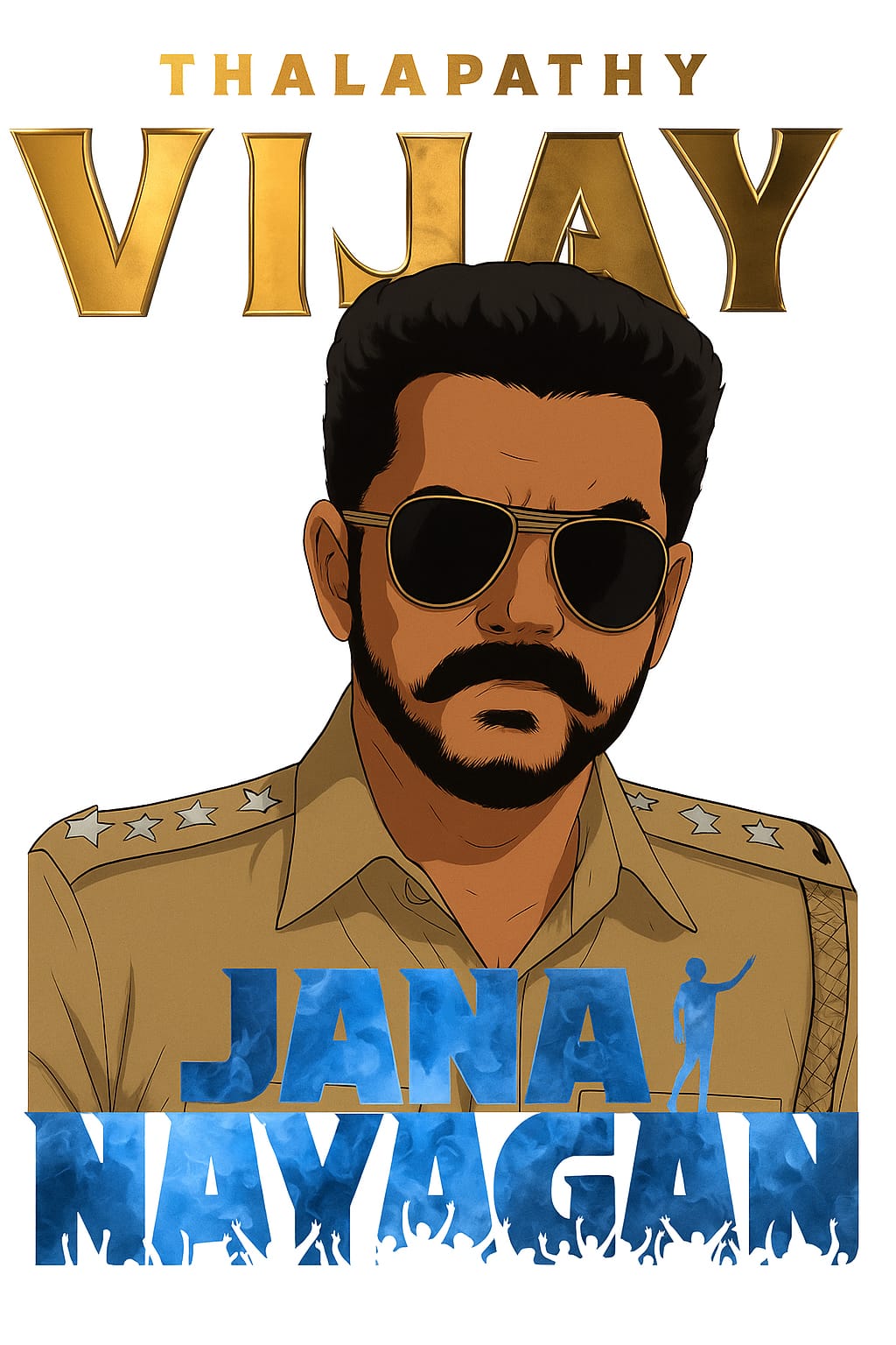 Jana Nayagan Theme T-Shirt